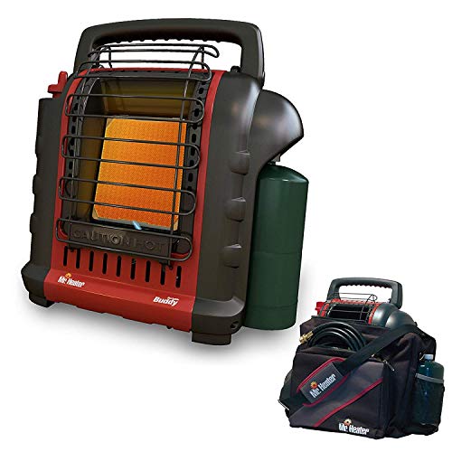 Mr. Heater F232000 Portable Buddy Heater with Portable Buddy Carry Bag Bundle (2 Items)