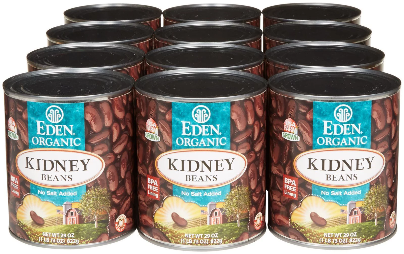 Eden Dark Red Kidney Beans - 29 oz - 12 pk