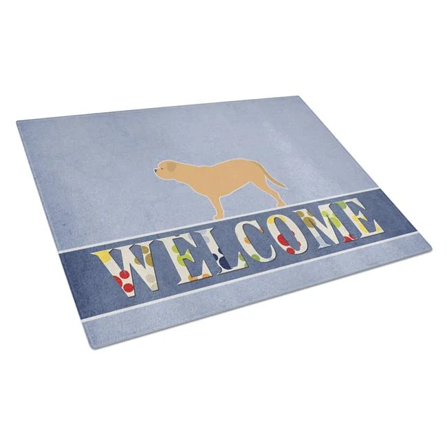 Dogue De Bordeaux Welcome Glass Cutting Board - Large