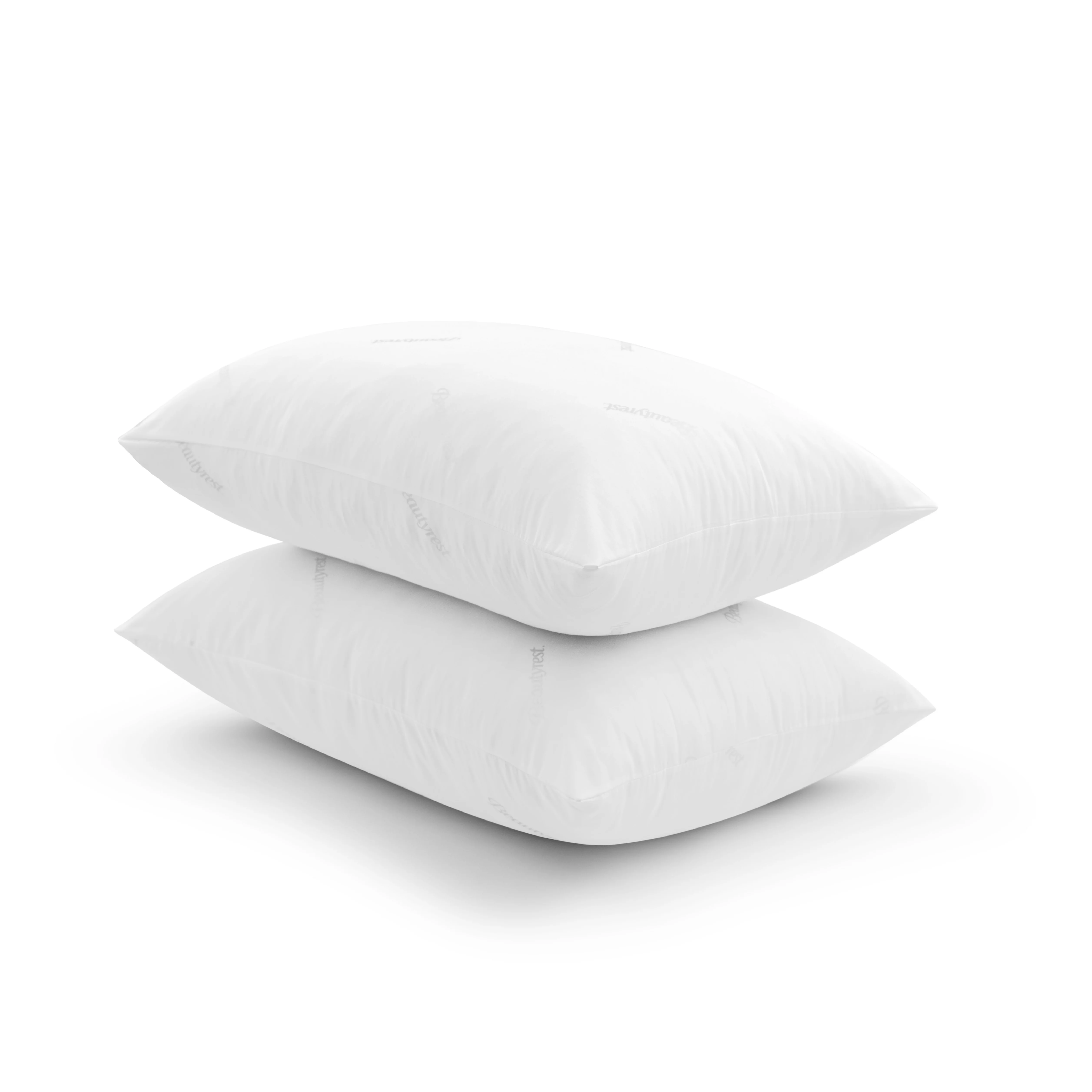 Beautyrest Classic Support Bed Pillow 2 Pack, King Size, Polyester, Adult