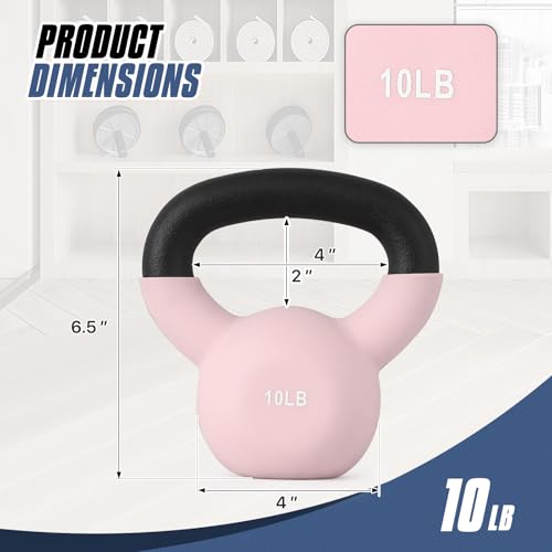 MADOG Neoprene Coated Kettlebells, Strength Training Hand Weights