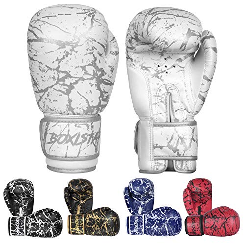 Boxistar Boxing Gloves - Men's & Women's, 8 oz to 16 oz with Optimal Padding