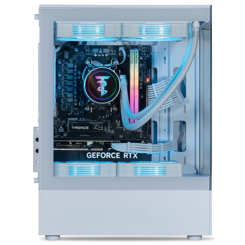 ViprTech Reaper 3.0 Liquid-Cooled PC - AMD Ryzen 7 7700 (5.3Ghz Turbo), RTX 4070 Super 12GB, 32GB DDR5 6400, 2TB NVMe SSD, 800W Gold, VR-Ready, WiFi BT, Win 11, Gaming Desktop Computer Black