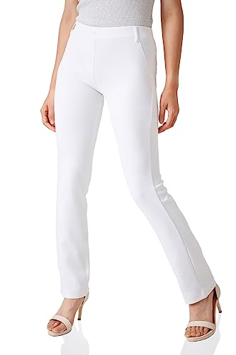 Yogipace,Belt Loops,Women's Petite/Regular/Tall Straight Leg Yoga Dress Pants