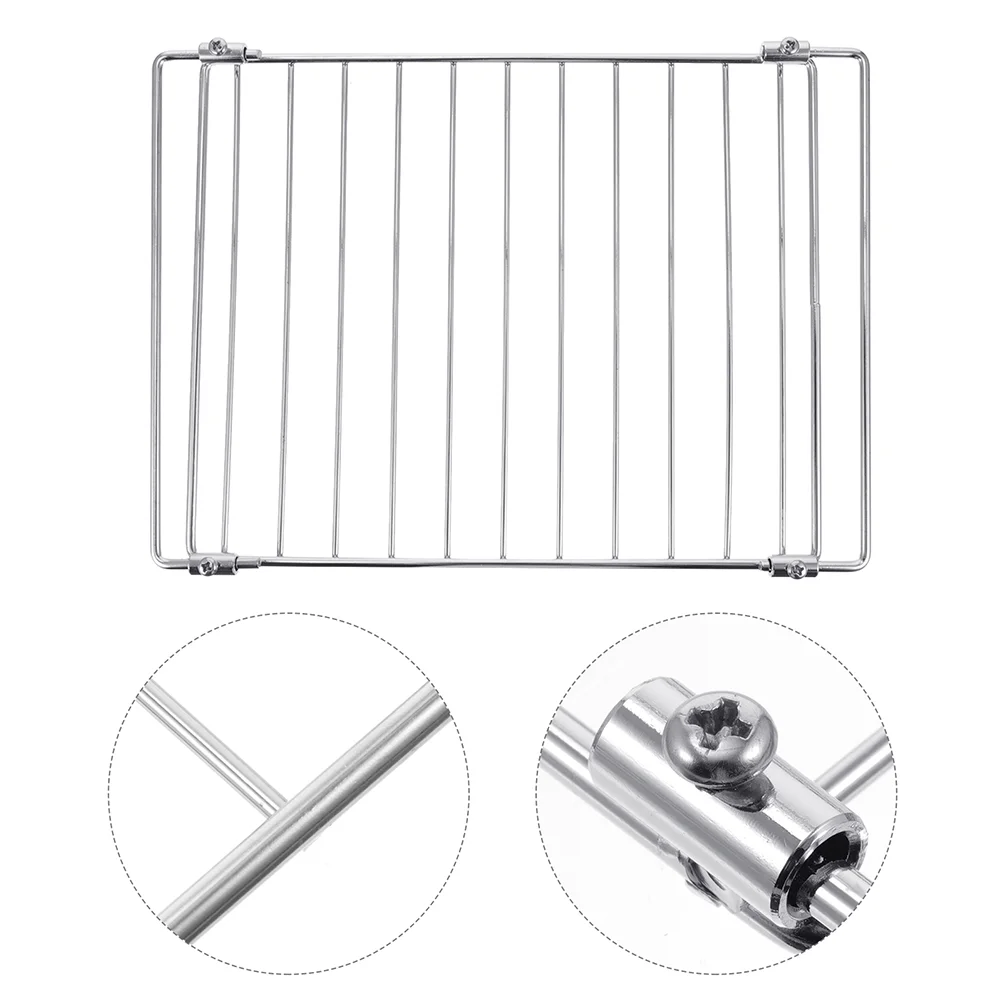 1Pc Telescopic Net Rack Practical Electric Oven Rack Stainless Steel Grill Mesh