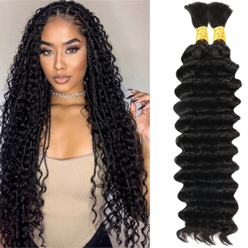 Human Braiding Hair Bulk Human Hair for Braiding No Weft Unprocessed Brazilian Virgin Human Hair Extensions
