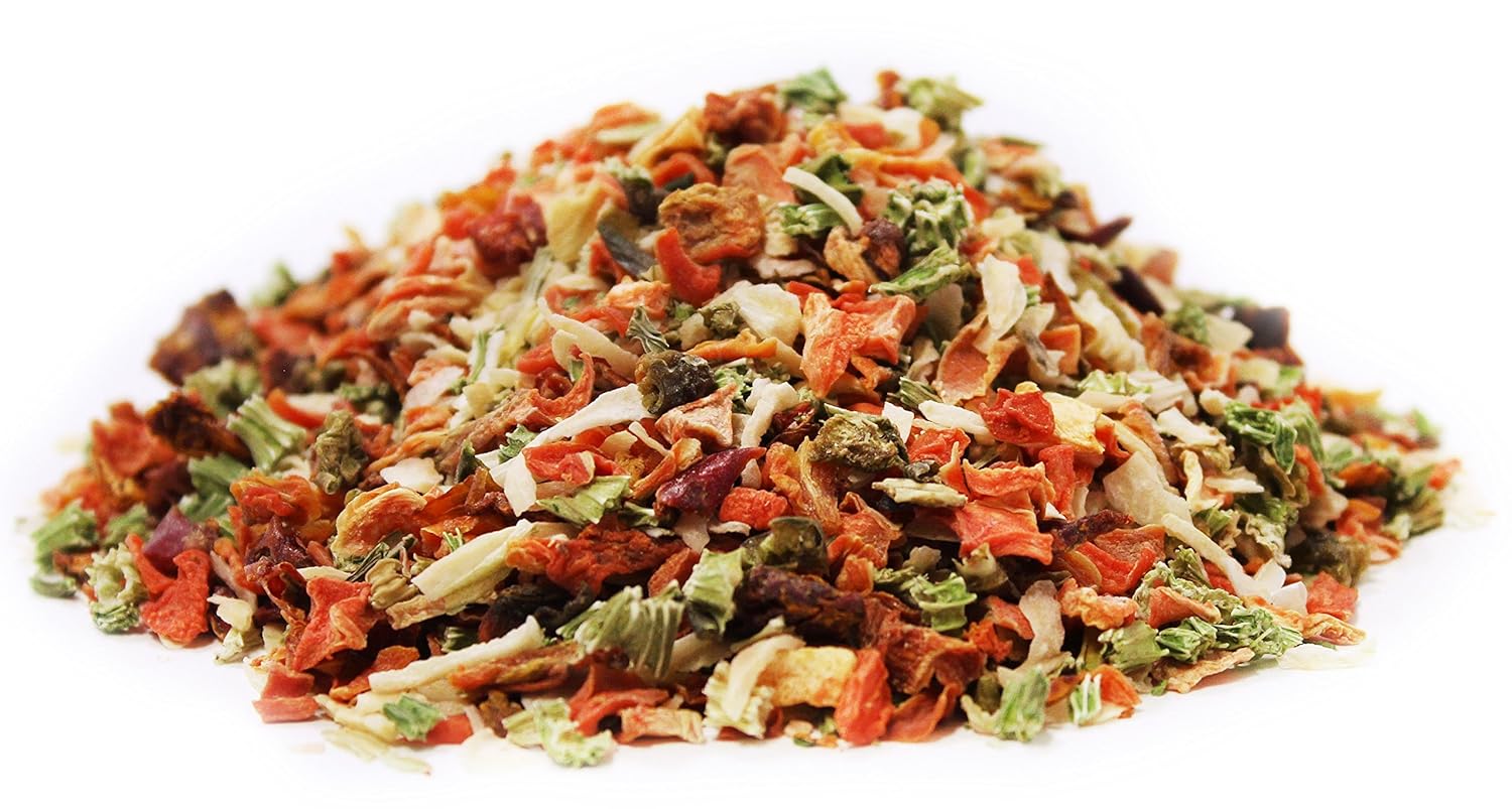 Vegetable Soup Mix by Its Delish, 4 lbs Bag (64 oz) Bulk | Dehydrated Mixed Vegetables, Freeze Dried Veggie Flakes Mix for Soup, Ramen Noodles, Rice, Beans Stew, Omelet - All Natural, Vegan & Kosher