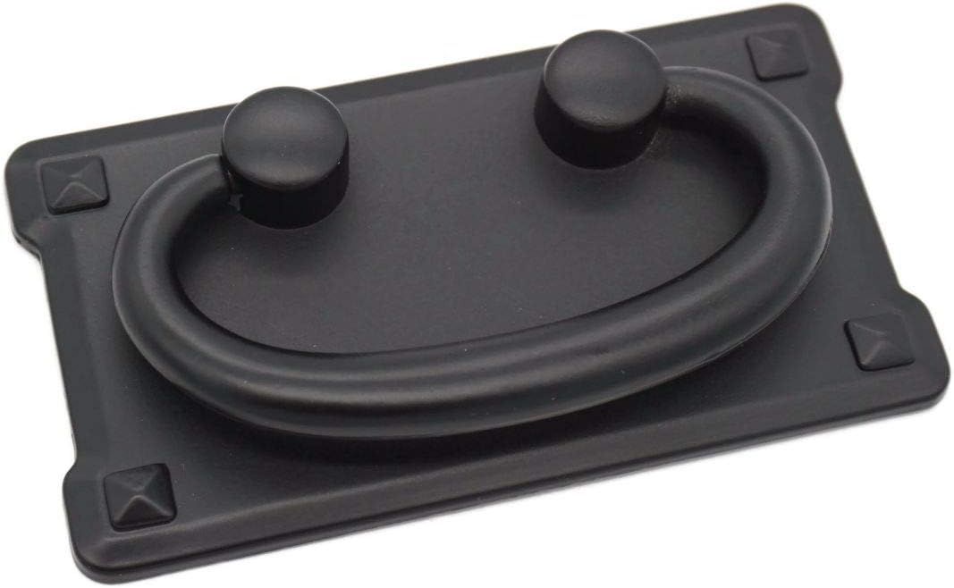 Mission Furniture Pull Mission Cabinet Hardware Arts and Crafts Cabinet Furniture Pulls Flat Black Finish Large