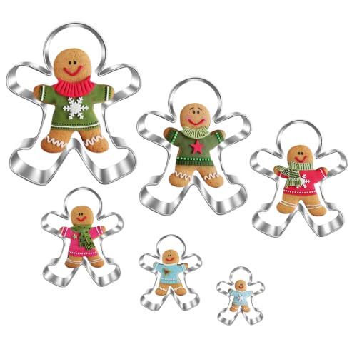 Gingerbread Man Cookie Cutter Set-4.5