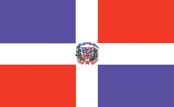 Dominican Republic Flag 3& x 5& Nylon