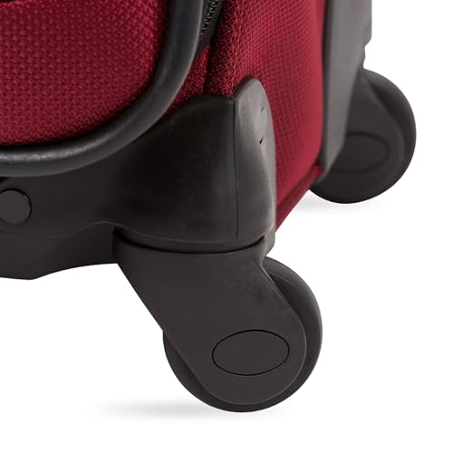 SwissGear Sion Softside Expandable Luggage, Black, Checked-Large 29-Inch