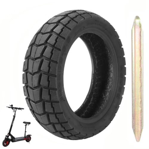 10x2.75‑6.5 Electric Scooter Tire Tubeless Tire 10 Inch Off-Road Tubeless Tyre 10x2.70-6.5 Vacuum Tire for Speedway 5 Dualtron 3 Electric Hover-1 Alpha JOYOPR S Hiboy Titan PRO Shock Absorption