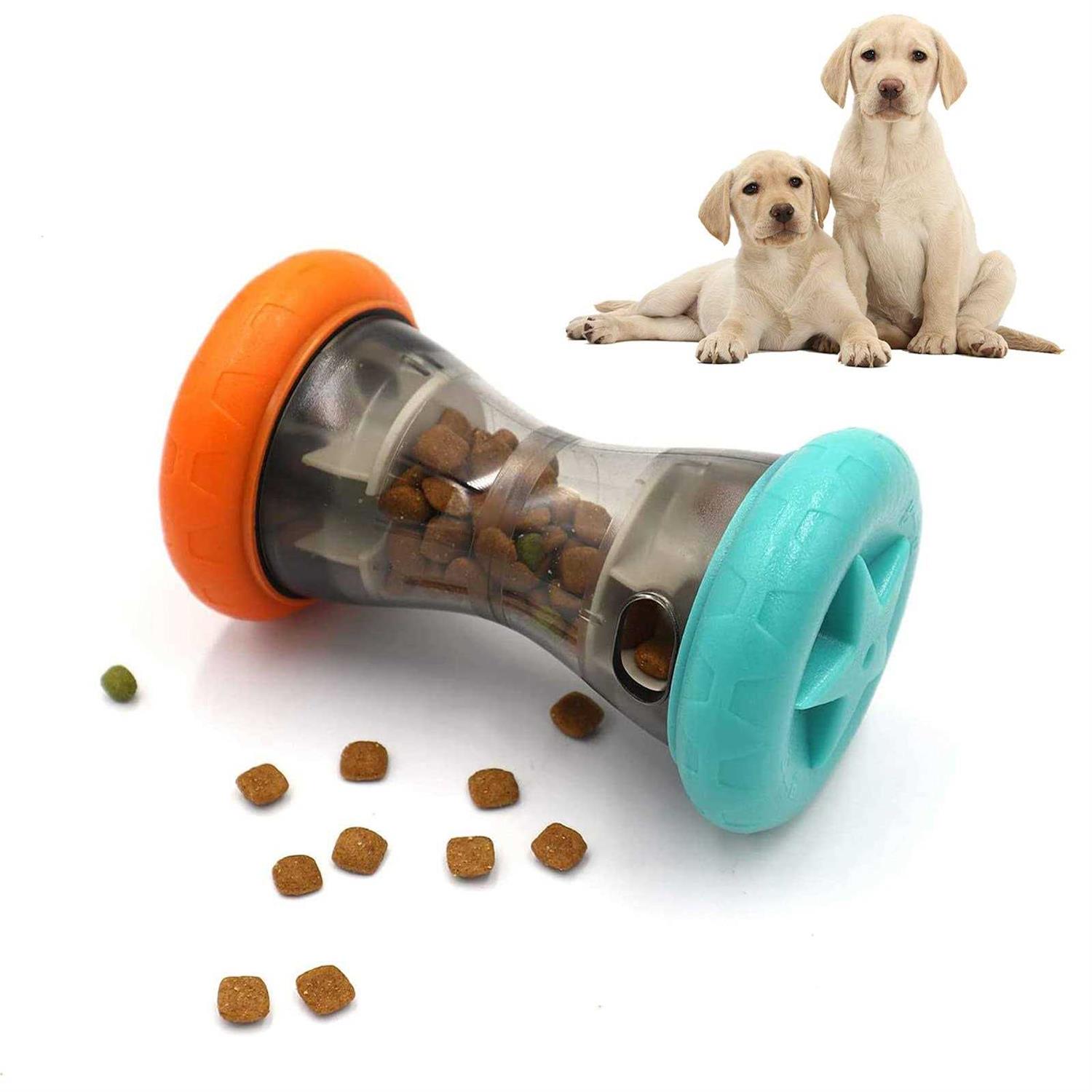 Aelflane Treat Dispensing Puzzle Toys for Small Dogs,Interactive Chase Toys,Perfect Alternative to Slow Feeder Dog Bowls to Improves Pets Digestion - Pet Supplies online store