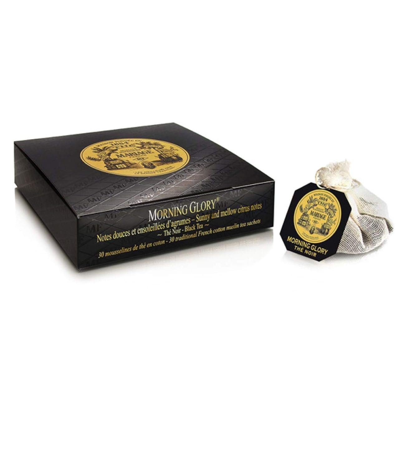 MARIAGE FRERES. Morning Glory Tea, 30 Tea Bags 75g (1 Pack)