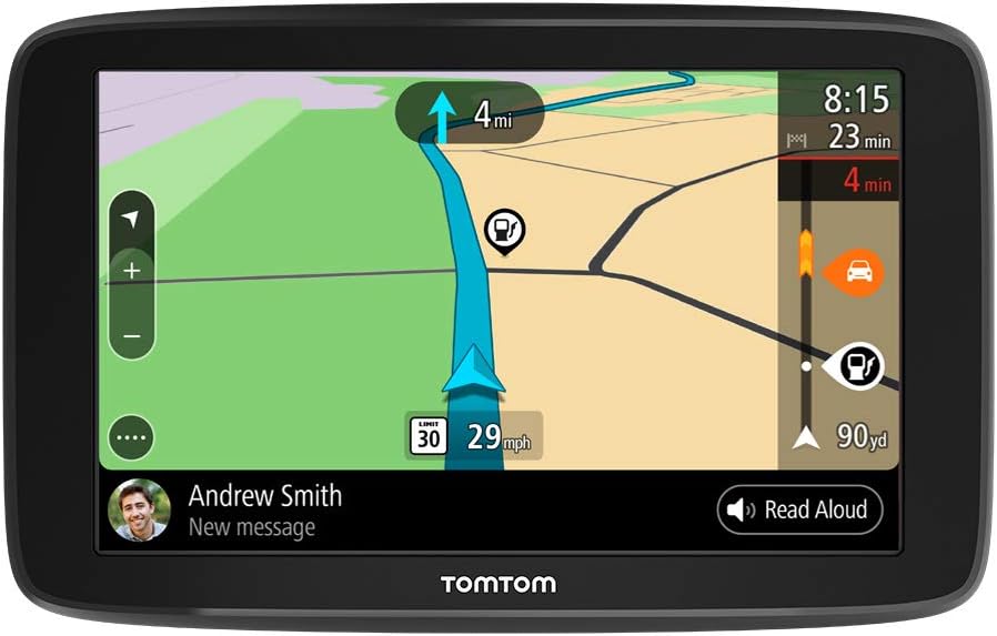 TomTom Go Comfort 5 Inch GPS Navigation Device with Updates via Wi-Fi, Real Time Traffic, Free Maps of North America, Smart Routing, Destination Prediction and Road Trips