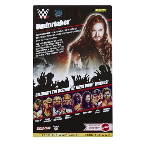 WWE Undertaker Elite Ringside Exclusive Series 1 Action Figure