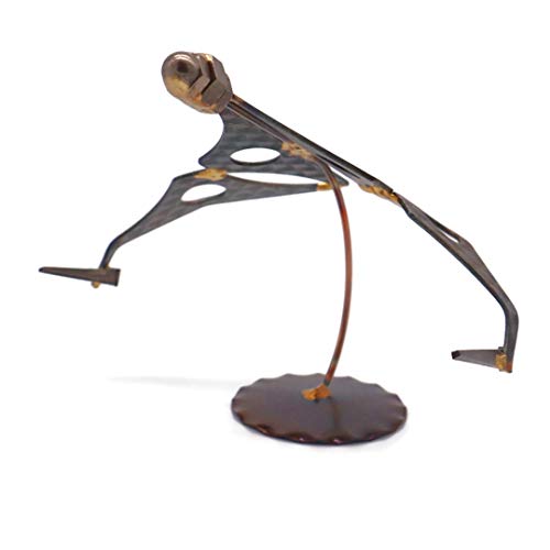 Bird of Prey (Star Trek Klingon Ship) Collectible Handmade Metal Art Figurine, Desk Accessories, Trophy, Boss Gift, Home Office Décor, Aircraft