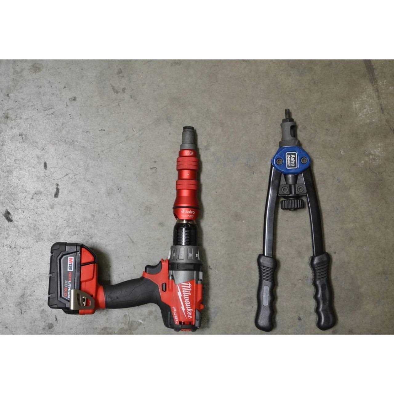 Astro Pneumatic Tool ADN38 XL Rivet Nut Drill Adapter Kit - Shop Hardware Tools Online Store