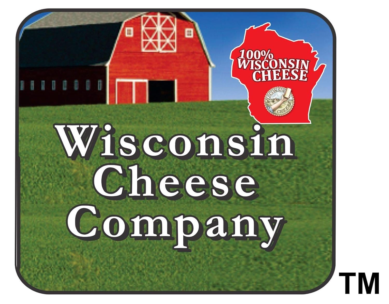 Wisconsin Cheese Company - Specialty 100% Wisconsin Cheese & Cracker Gift Basket. Gouda, Smoked Cheddar, Salami Cheddar, Tomato Basil Cheddar, Swiss Cheese (Pack of 5 Blocks).
