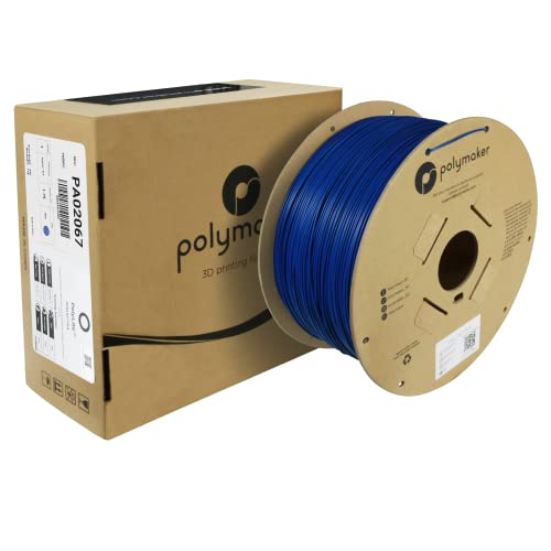 Polymaker PLA Filament, Black 3D Printing PLA Filament 1.75mm 1kg - PolyLite 3D Printer PLA Filament, Dimensional Accuracy +/- 0.03mm, Compatible with Most 3D Printer, Black