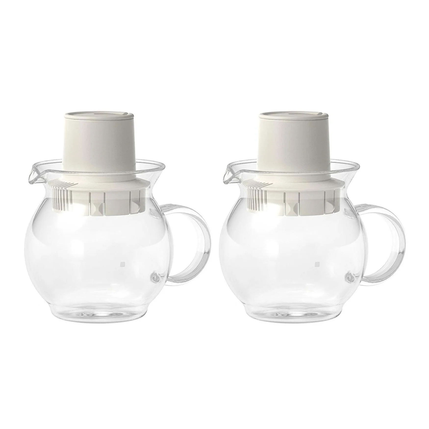 Hario 300ml Teabag Teapot (Off White, 2-Pack)