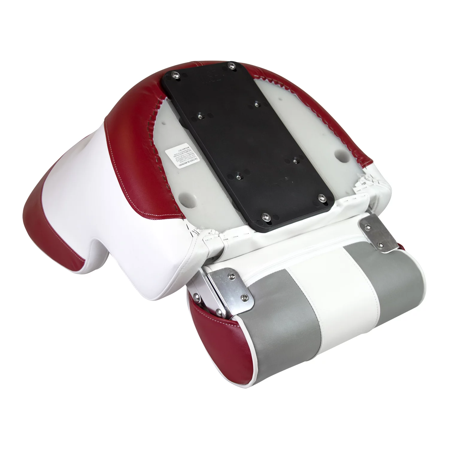 Wise 3315-1774 Baja Bucket Seat with Flip Up Bolster, White/Grey/Red