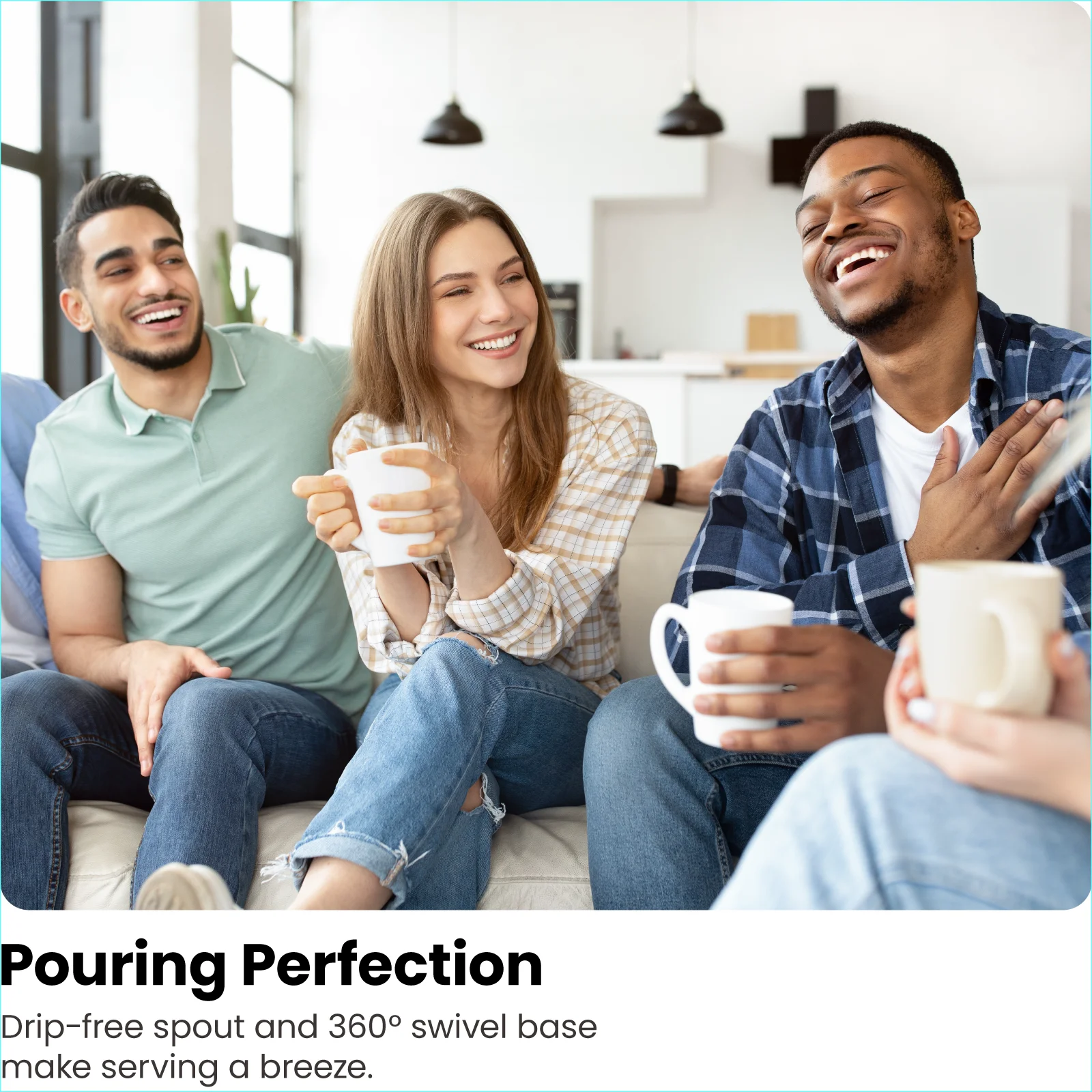 Chefman Fast Boiling 1.8L Electric Glass Kettle, Removable Tea Infuser, LED Lights, Stainless Steel