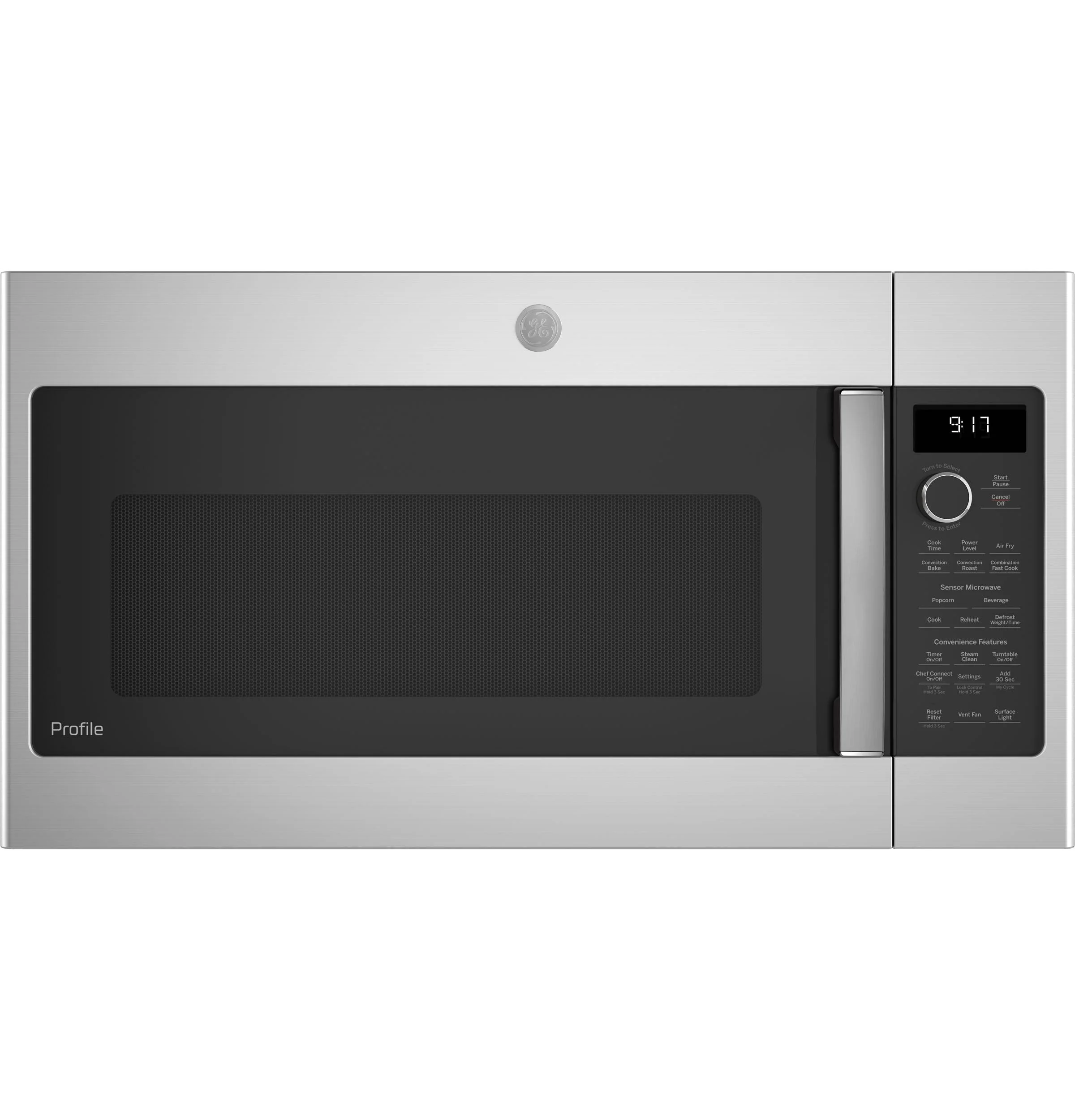 GE Profile 1.7 Cu. Ft. Convection Over-the-Range Microwave Oven, Stainless Steel