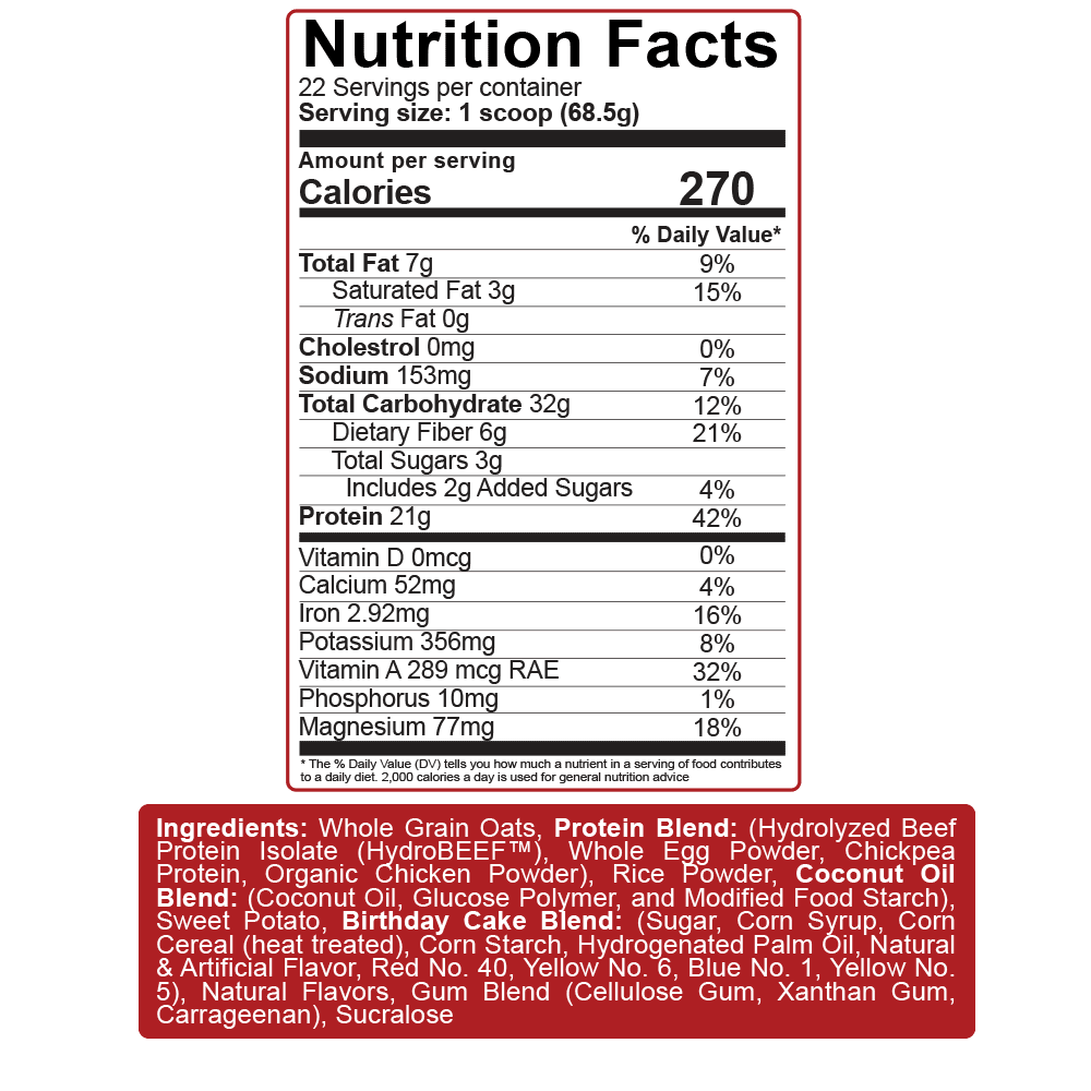 Real Carbs + Protein
