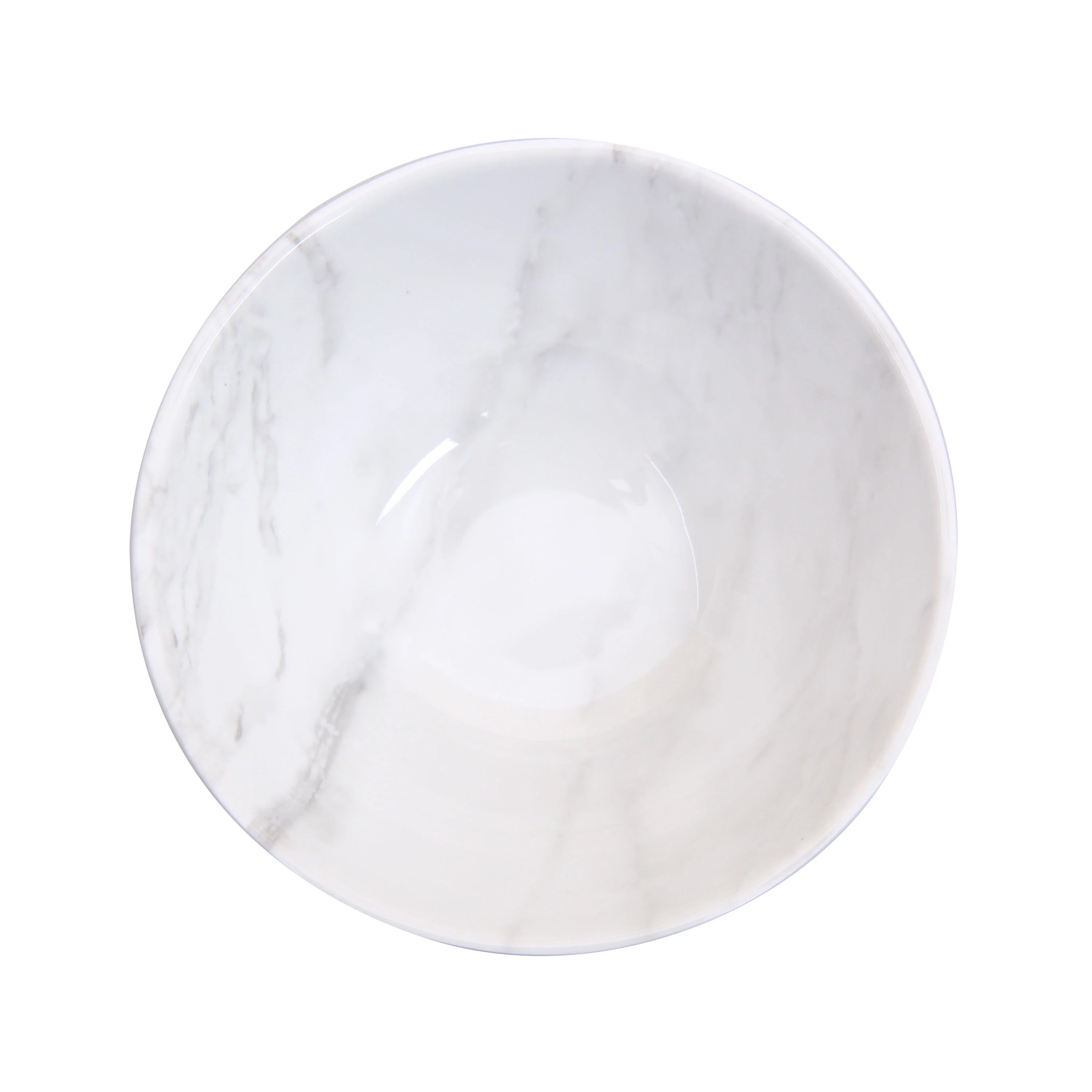 Better Homes & Garden 12-Piece Melamine Grey and White Marble Dinnerware Set