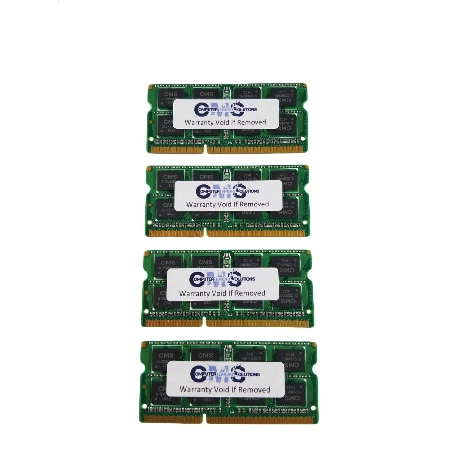 CMS 32GB (4X8GB) DDR3 12800 1600MHz NON ECC SODIMM Memory Ram Upgrade Compatible with Apple® iMac 