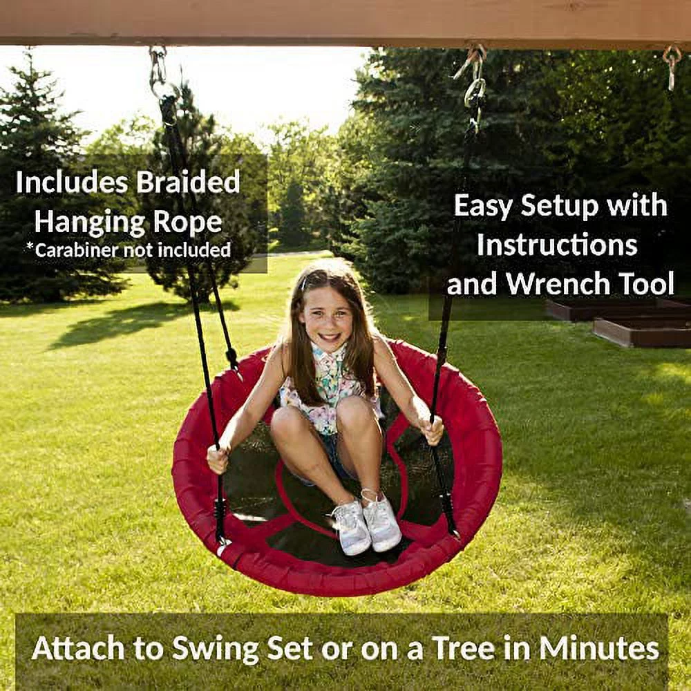 WonkaWoo Little Flyers Platform Tree Swing, 40