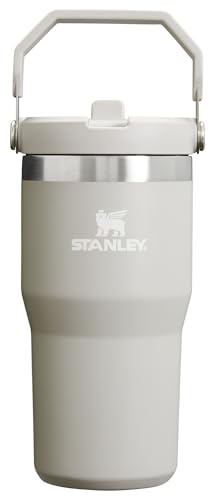 Stanley IceFlow Flip Straw Tumbler with Handle 30 oz | Twist On Lid and Flip Up Straw | Leak Resistant Water Bottle | Insulated Stainless Steel |BPA-Free | Lilac