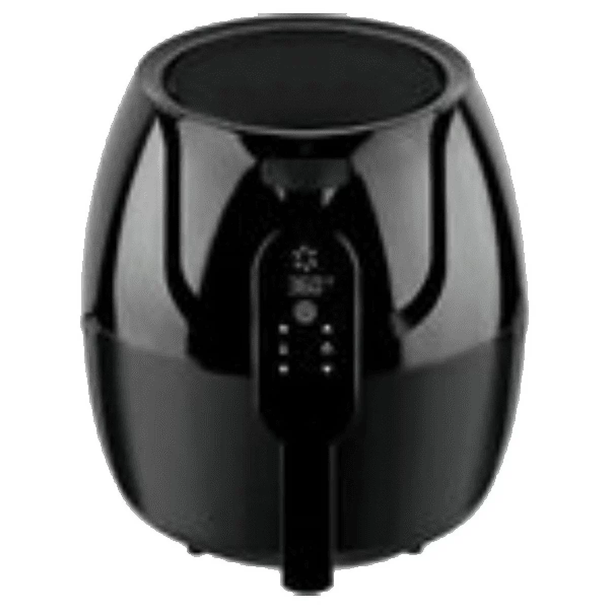Premium - 5.8 qt Push Button Air Fryer With Rapid Hot Air Circulating System - Black