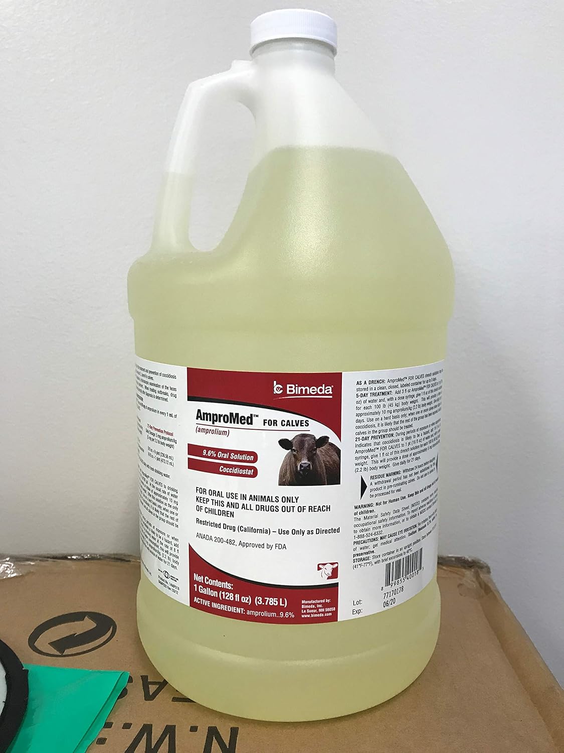 DURVET 2580205 AmproMed - Corid 9.6% solution - gal