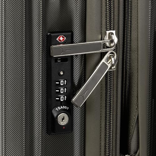 Travelpro Maxlite Air Hardside Expandable Carry on Luggage, 8 Spinner Wheels, Lightweight Hard Shell Polycarbonate Suitcase, Shadow Grey, Carry On 21-Inch