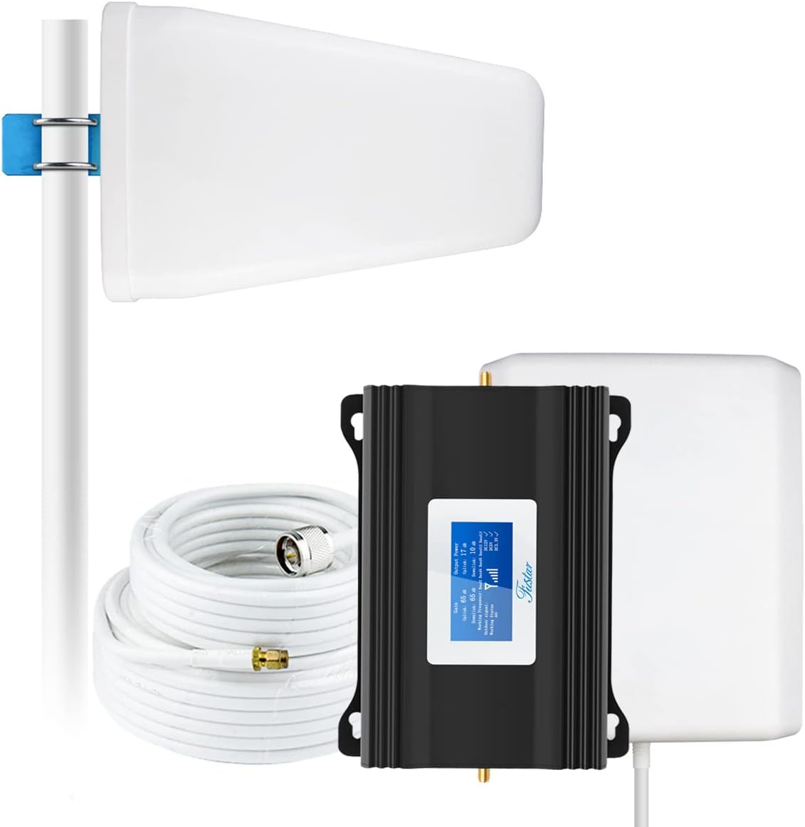 Verizon Cell Phone Signal Booster for Home 5,000sqft All Carriers 4G LTE 5G T Mobile ATT Cell Phone Booster Verizon Signal Booster 5G Cell Signal Booster AT&T Booster Extender Cell Phone Antenna Kit