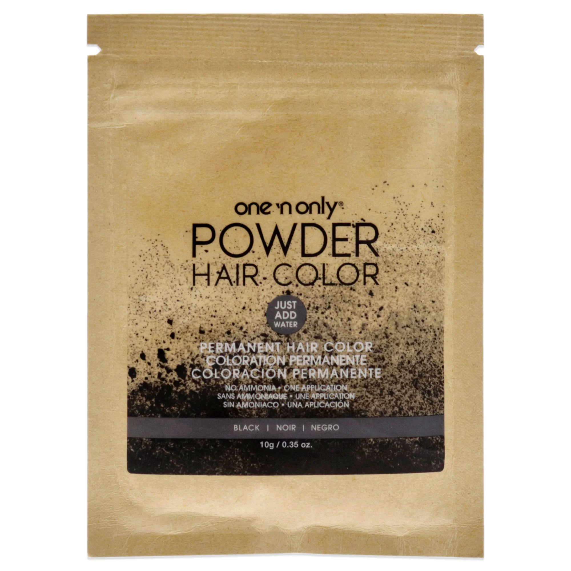 Powder Hair Color - Black by One n Only for Unisex - 0.35 oz Hair Color