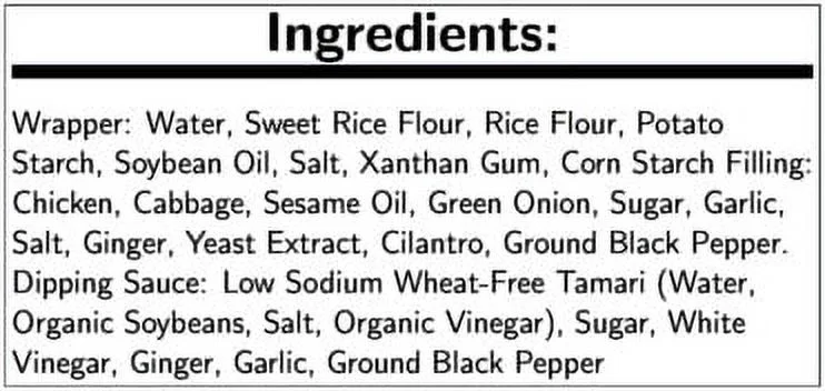 Feel Good Foods Chicken Potstickers, 10 Ounce -- 9 per case.