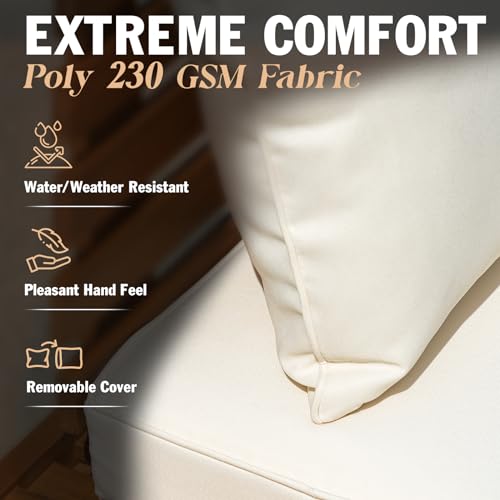 IDZO Heavy Duty 500lbs Weight Capacity Wicker Bistro Table and Chairs Set of 2 with Olefin Fabric Soft Cushions