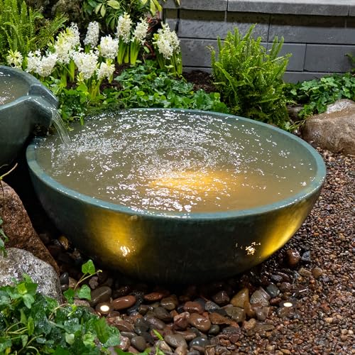 Aquascape Spillway Bowl and Basin Landscape and Garden Fountain Kit | 58087