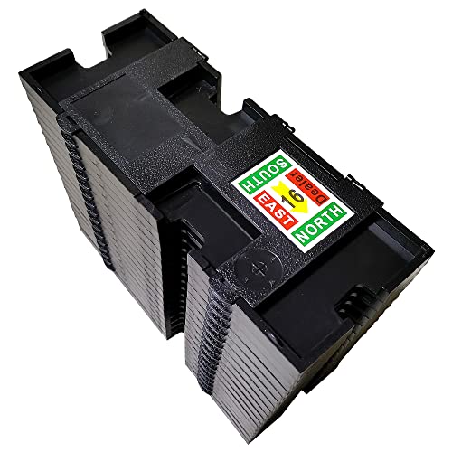 TSB Duplicate Boards for Bridge Game Set of 16 PCS - Duplicate Bridge Boards for Dealing Machine - Home Bridge Cards Game Kit - Duplicate Boards for Bridge Cards