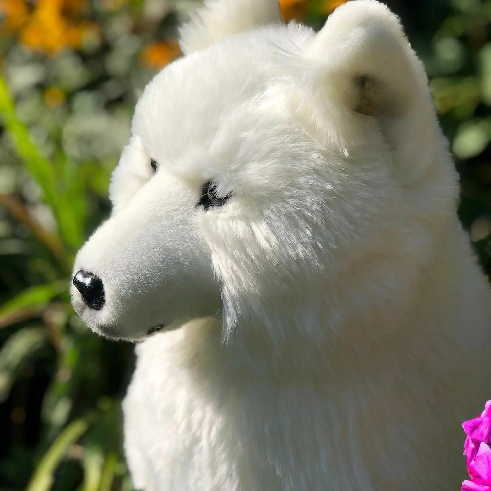 Auswella® Tomahawk™ Plush 20 Inch Sitting Artic Wolf - Plush Stuffed Animal Wolf