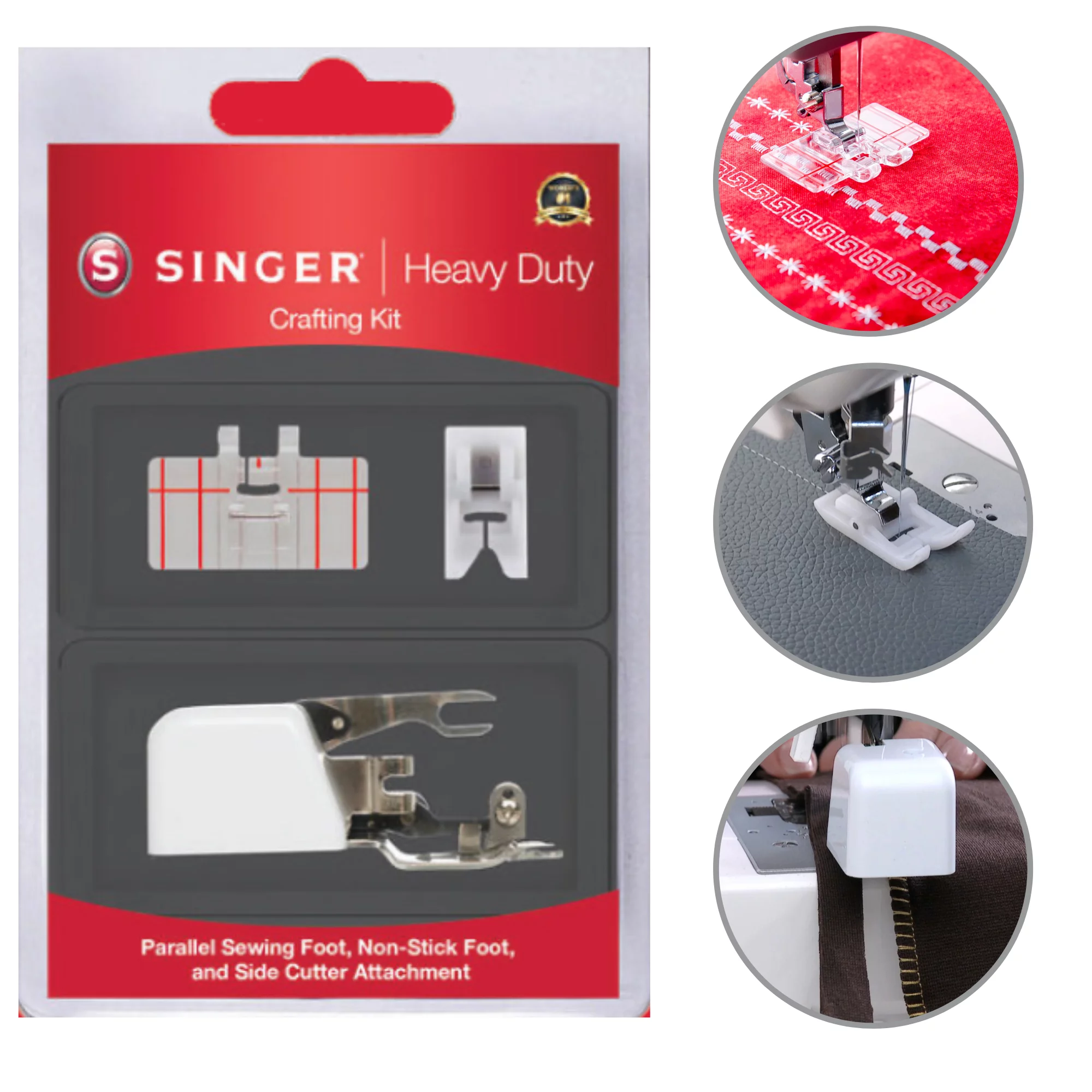 SINGER® Heavy Duty Value Bundle - 44S Sewing Machine with Presser Foot Kit