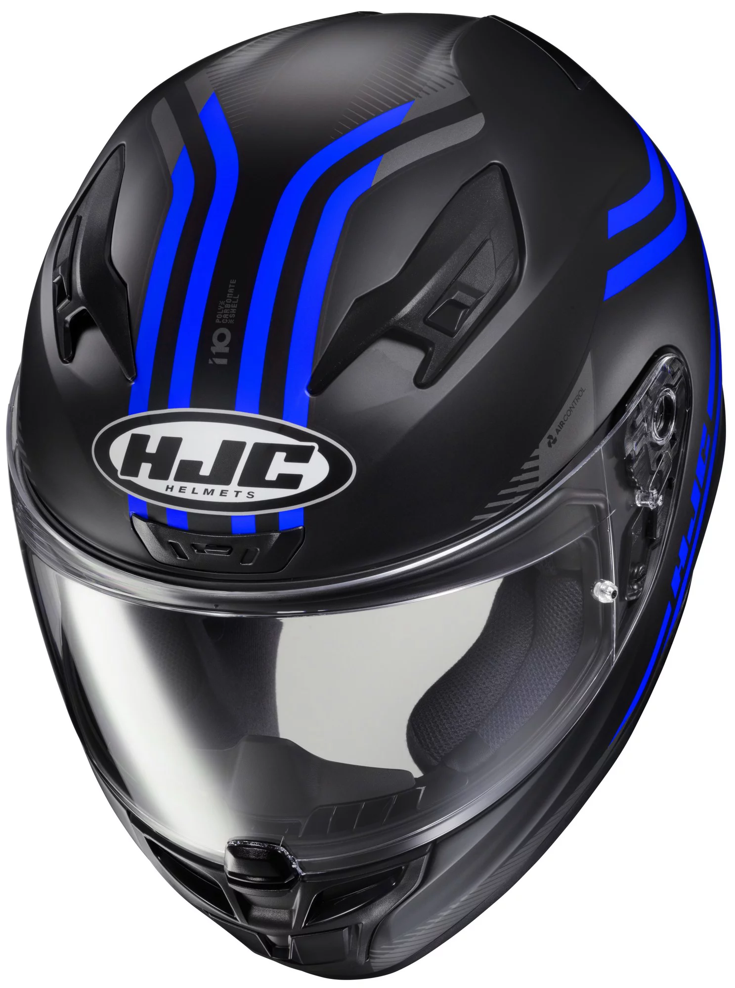 HJC i10 Strix Motorcycle Helmet Blue SM