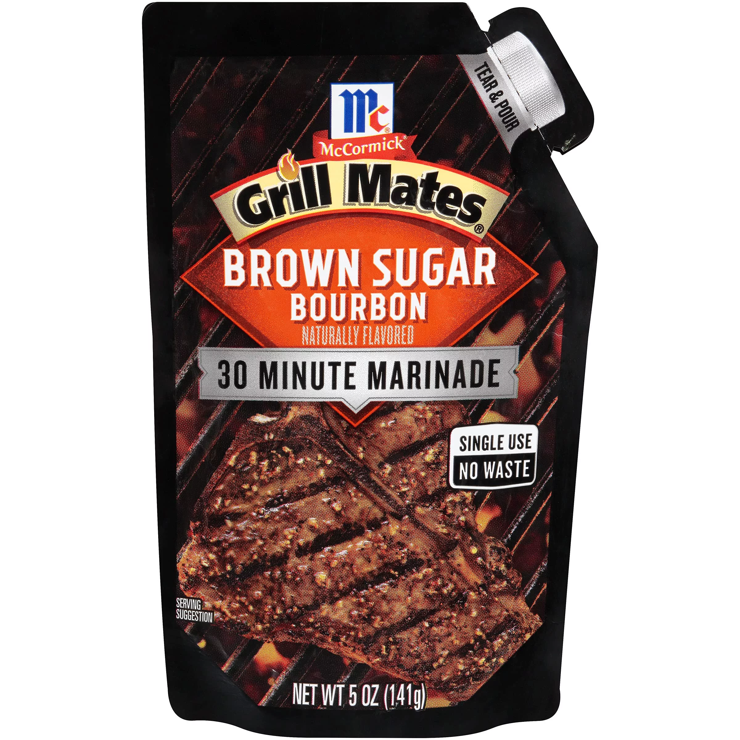 Mccormick Grill Mates Brown Sugar Bourbon 30 Minute Marinade, 5 Oz (Pack Of 6)