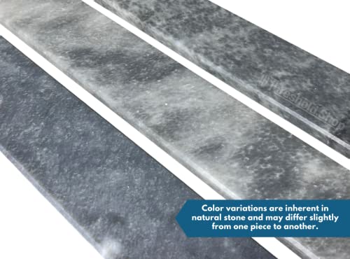 Bardiglio Gray Marble Threshold (4