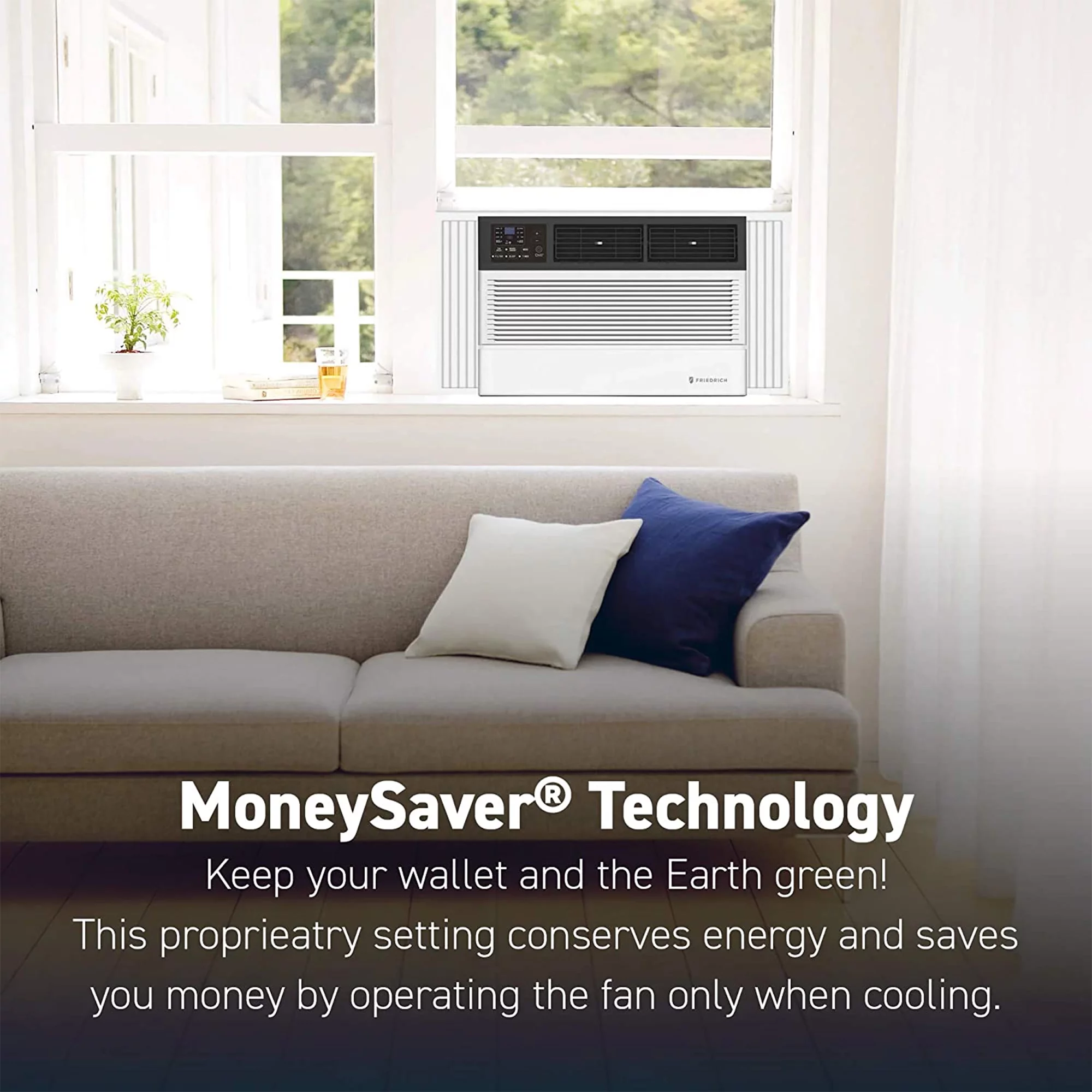 Friedrich Chill Premier Wi-Fi Controlled Air Conditioner Window Unit, White