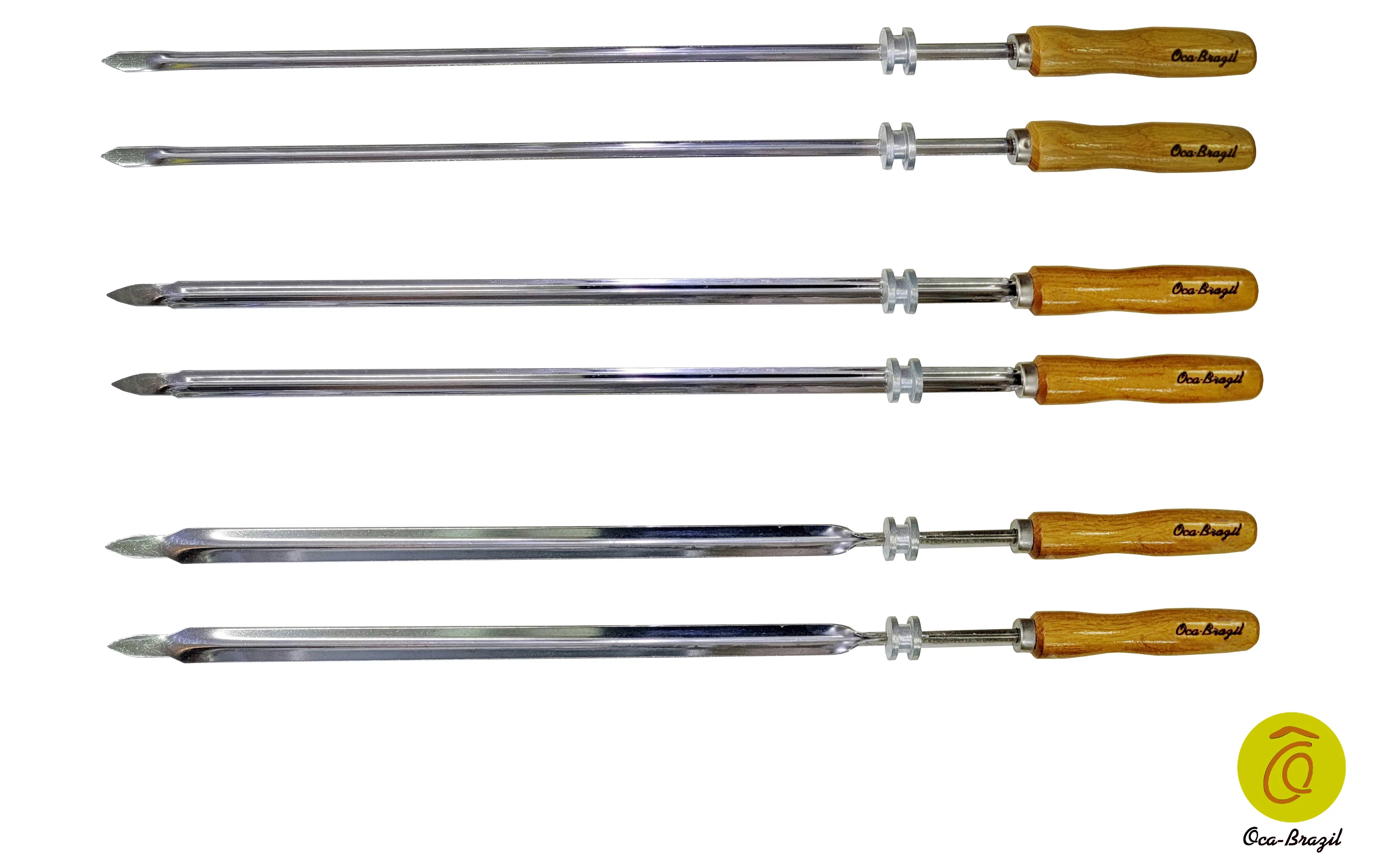 Sampa Combo - Set of 6 Brazilian Skewers for BBQ 28