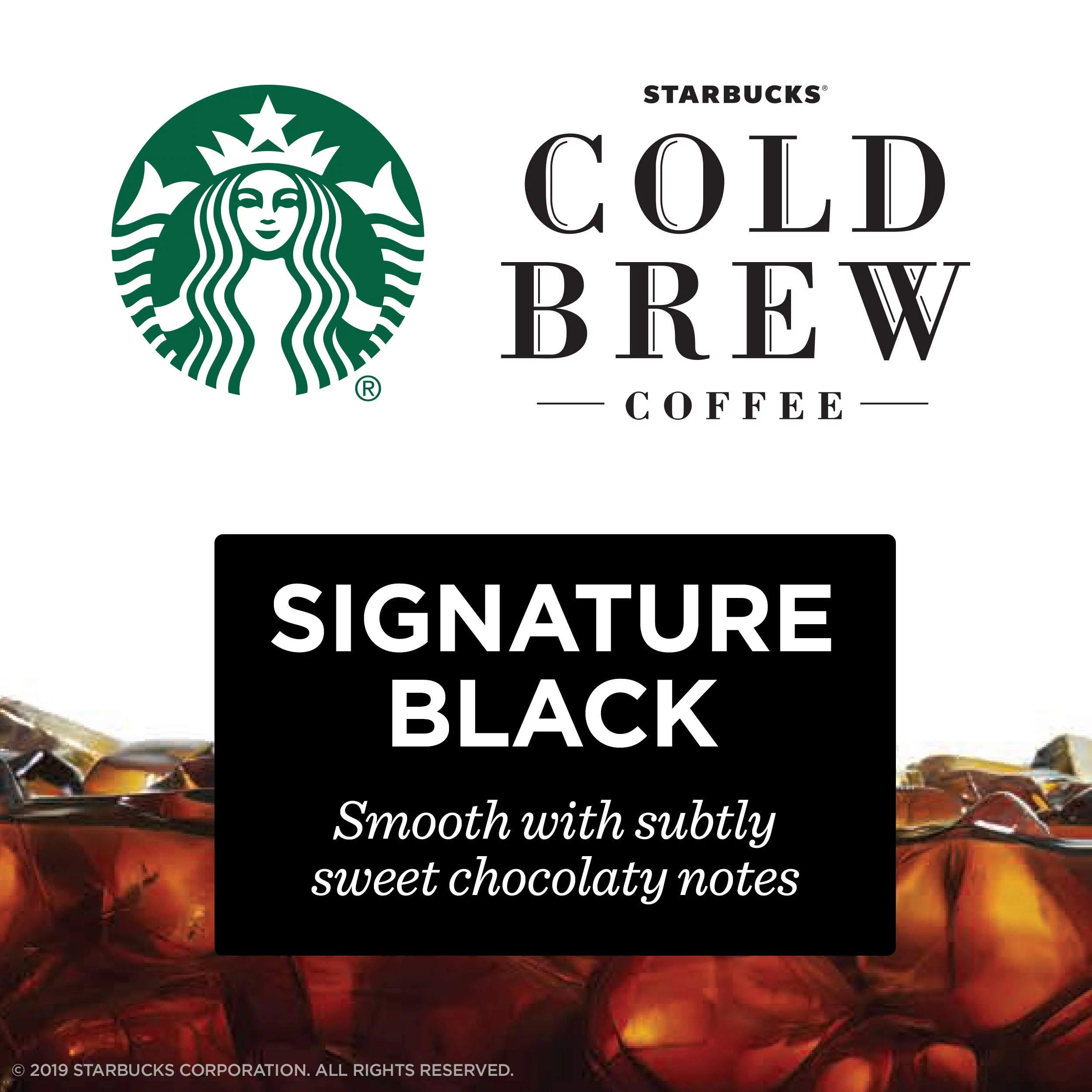 Starbucks Cold Brew Coffee | Signature Black Single-Serve Concentrate Pods (Total 36 Capsules) 6 Capsule Each | Pack Of 6